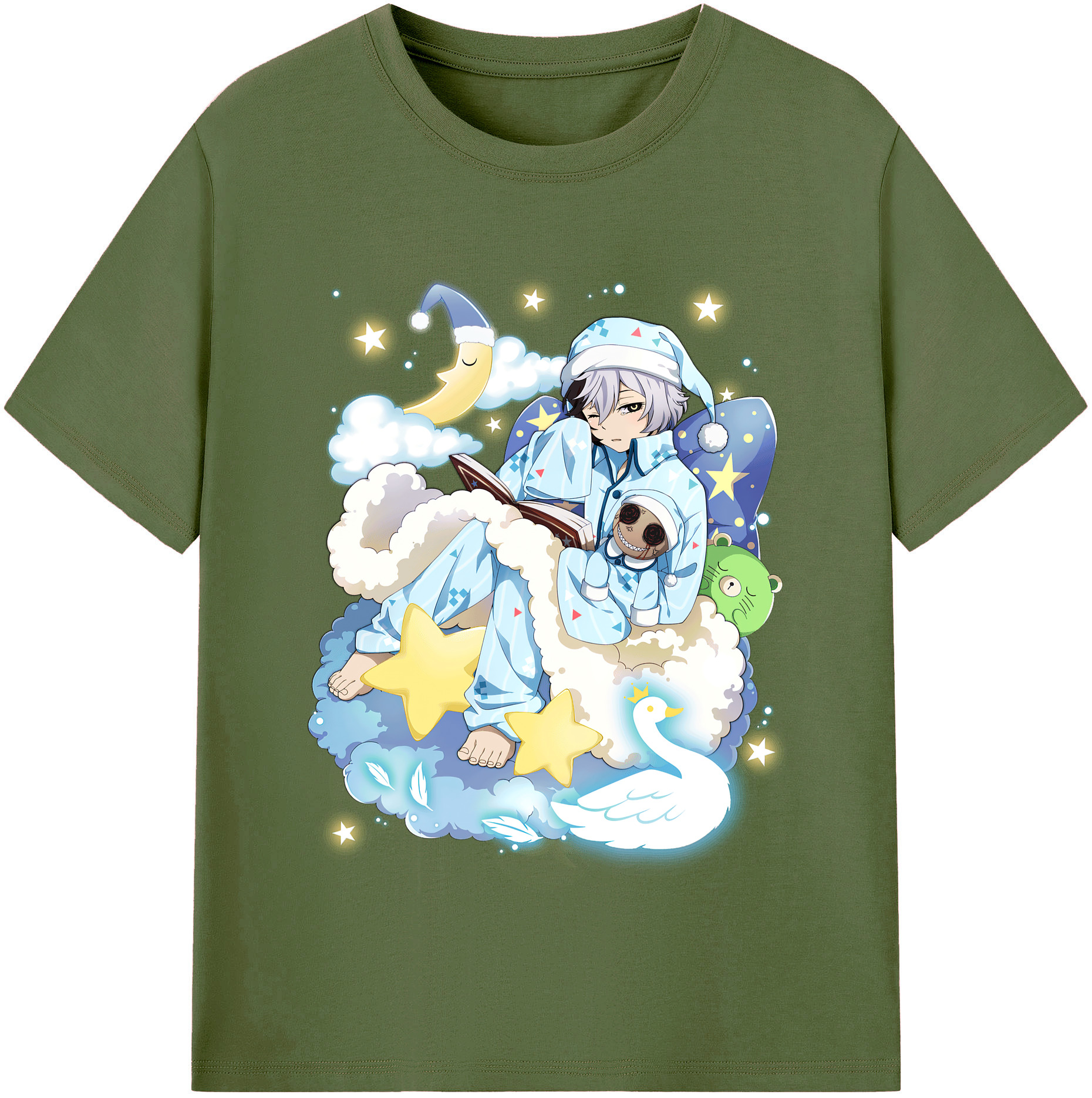 （画像用） 文豪ストレイドッグス Bungo Stray Dogs 綿100％半袖Tシャツ（フロントプリント）